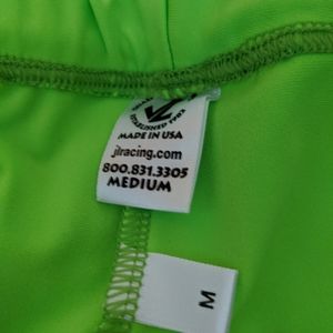 JL Racing bright green leggings